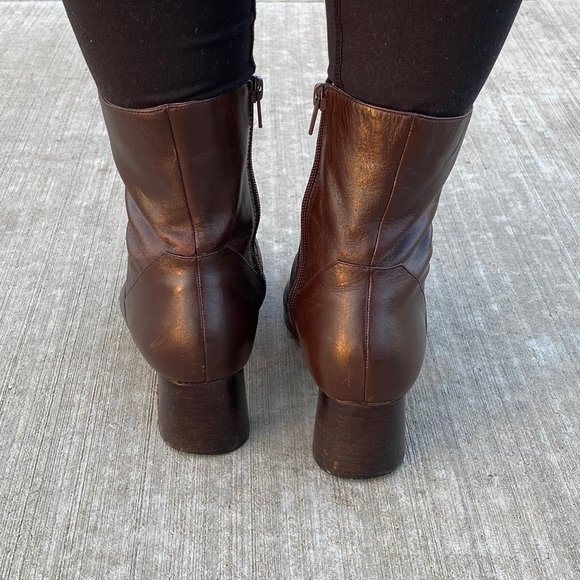 Nine West Brown Ankle Boot - Picture 8 of 8